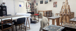 Atelier 71 - cours dessin/peinture/collage et techniques mixtes