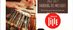 Tabla a Lille. - Cours de Tabla. Faubourg des Musiques.