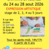 stages d'expression artistique enfants